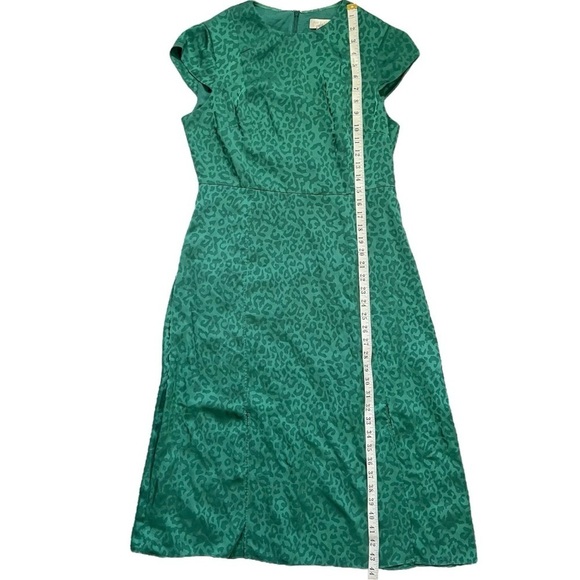 Ted Baker Green Bellana Leopard Dress sz 3 - Picture 12 of 16